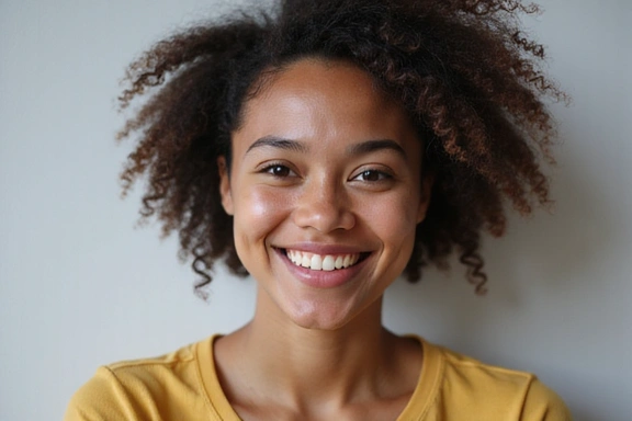 Magdalena K. z odzyskaną pewnością siebie.